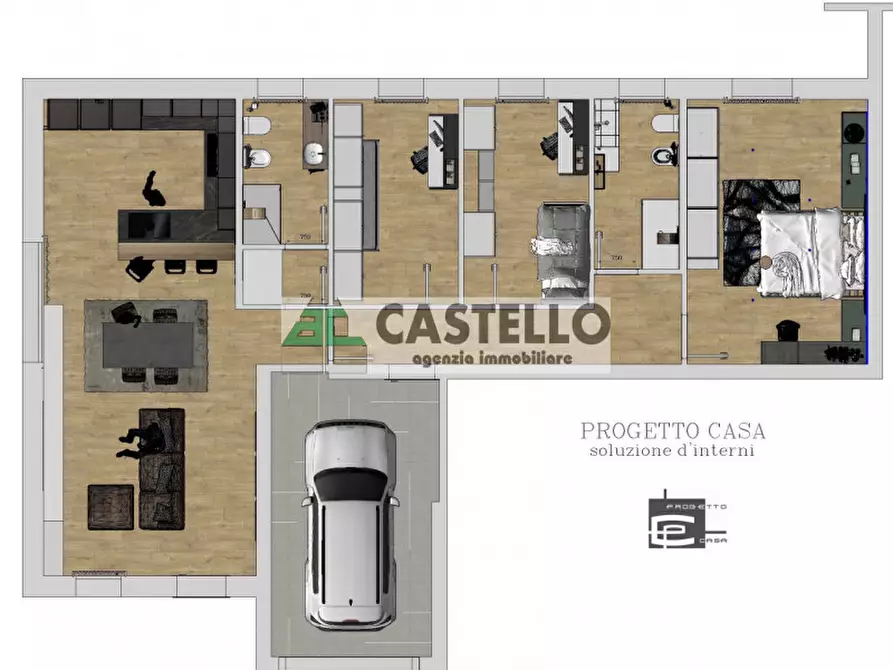Immagine 25 di Appartamento in vendita  in Via Straelle 1 a Campodarsego