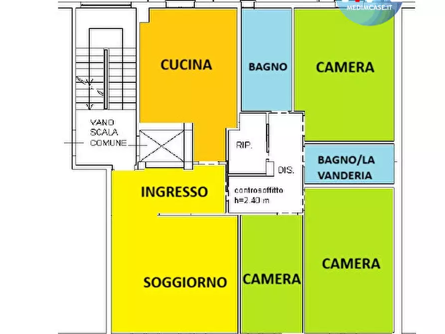 Immagine 28 di Appartamento in vendita  in Piazza Francesco Redi a Pesaro