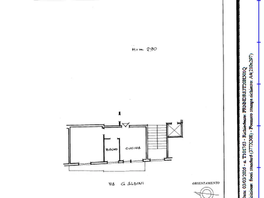 Immagine 2 di Appartamento in vendita  in Via Giovanni Aldini a Roma