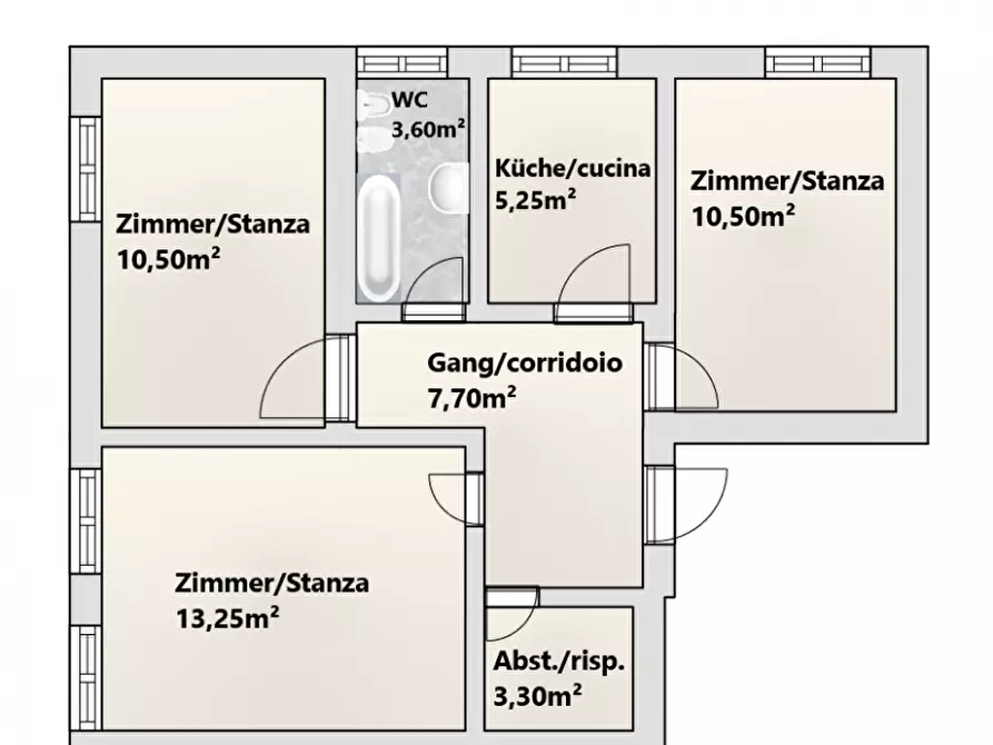 Immagine 12 di Appartamento in vendita  in Vicolo San Giovanni - St.-Johann-Gasse a Bolzano