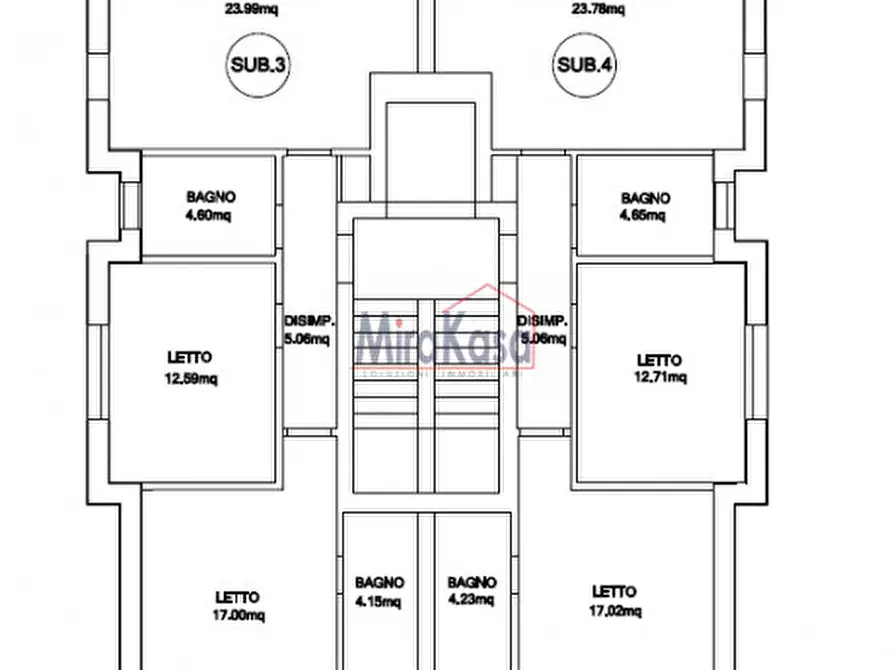 Immagine 6 di Appartamento in vendita  in Via Pinarella 365-367 a Cervia