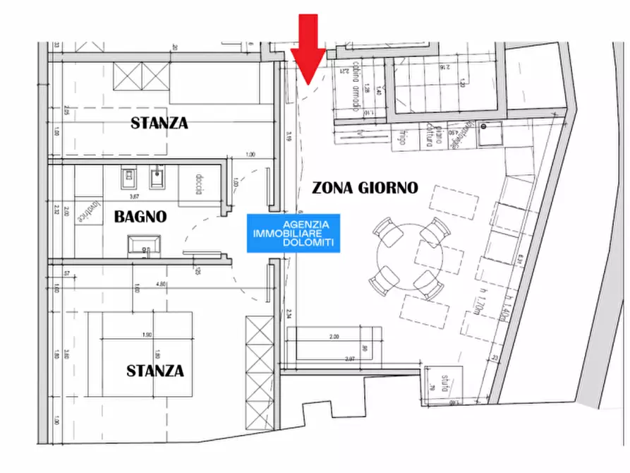 Immagine 11 di Appartamento in vendita  a Cavareno