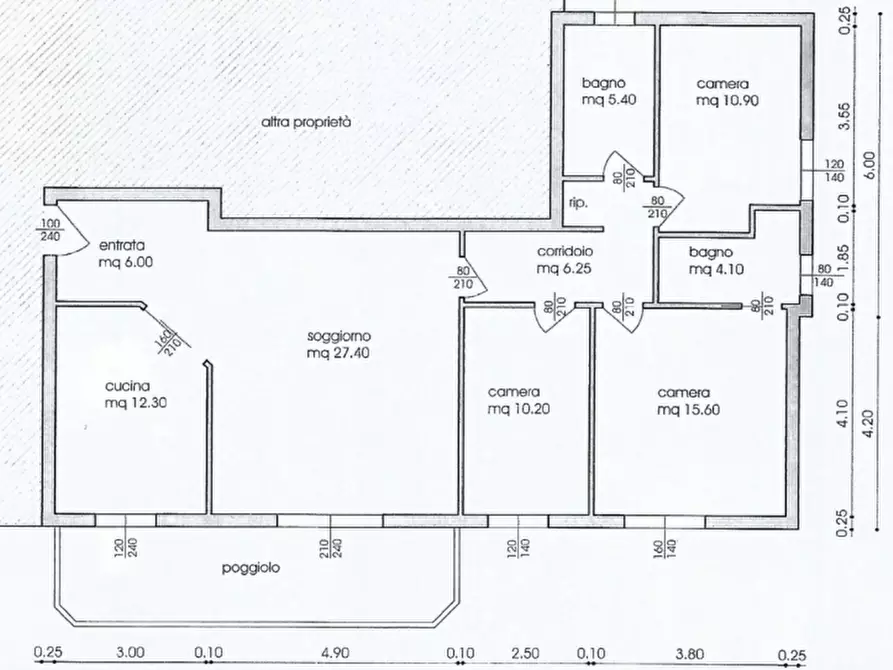 Immagine 19 di Appartamento in vendita  in via fratelli albanese a Vicenza