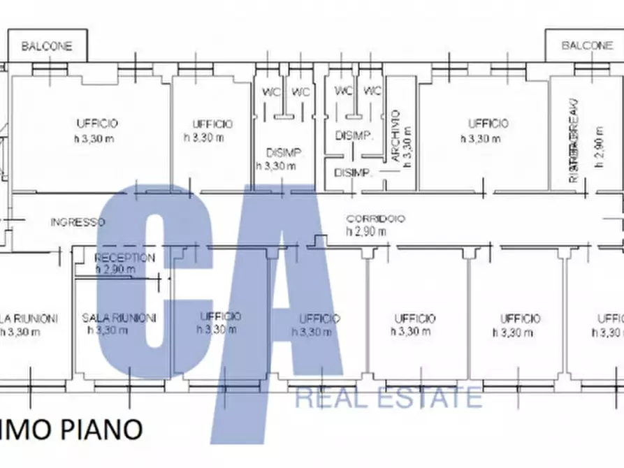 Immagine 15 di Ufficio in affitto  in VIA TURATI FILIPPO a Milano