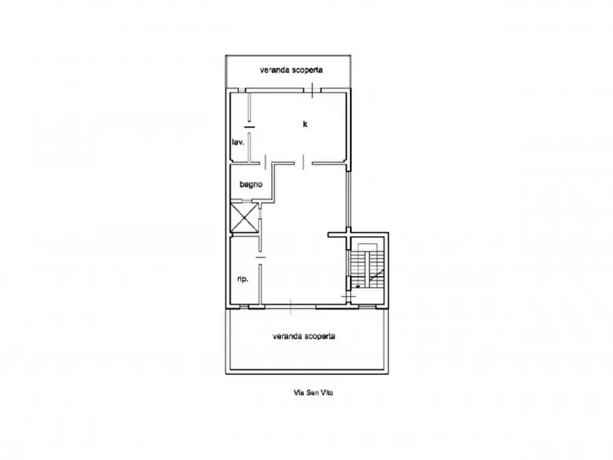 Immagine 24 di Appartamento in vendita  in Via S. Vito, 78/80, 91015 Custonaci TP, Italia a Custonaci