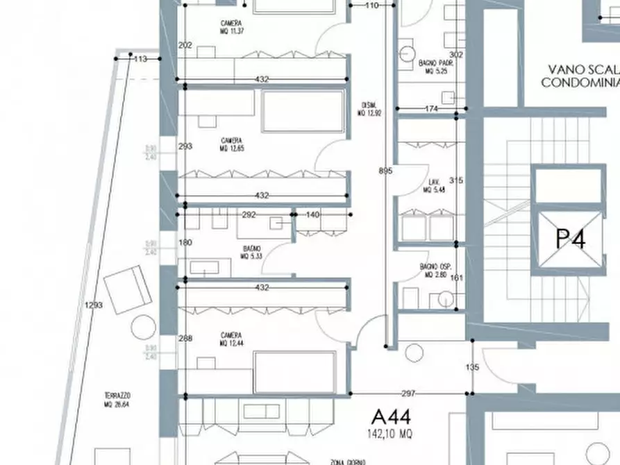Immagine 16 di Appartamento in vendita  in VIA PAOLO SARPI a Padova