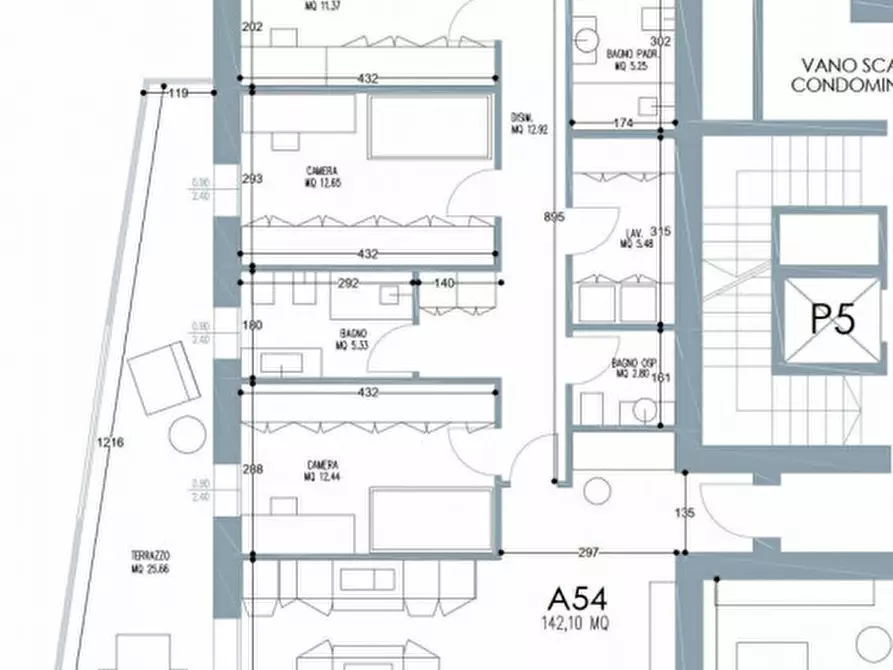 Immagine 26 di Appartamento in vendita  in VIA PAOLO SARPI a Padova