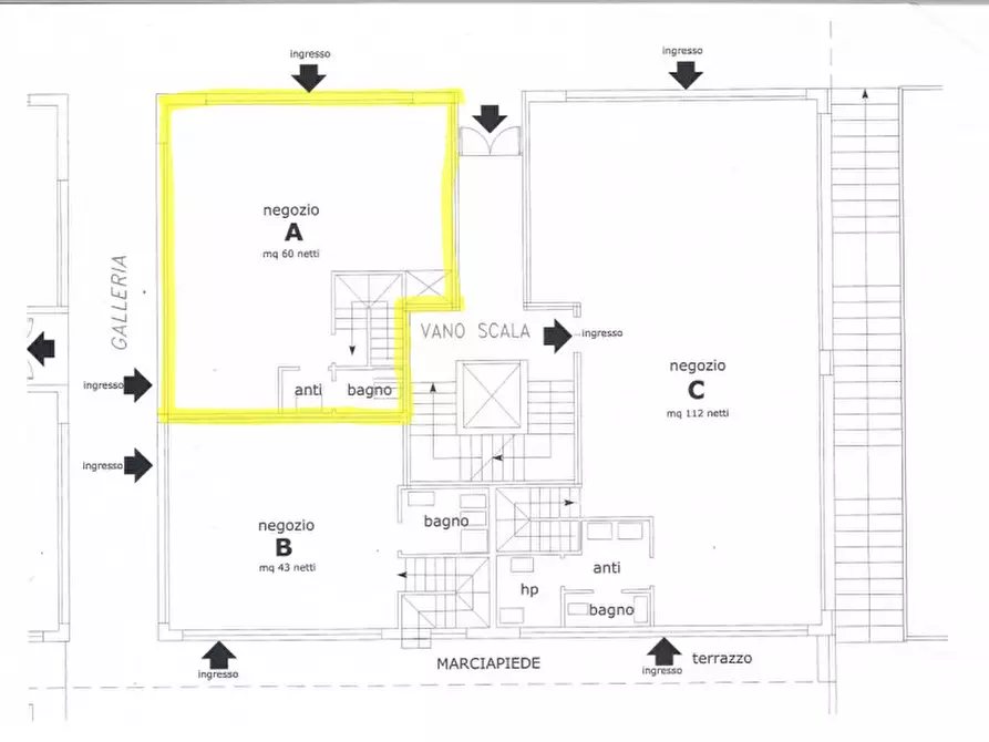 Immagine 7 di Attività commerciale in vendita  in Via Antonio Gramsci n. 5 a Cadoneghe