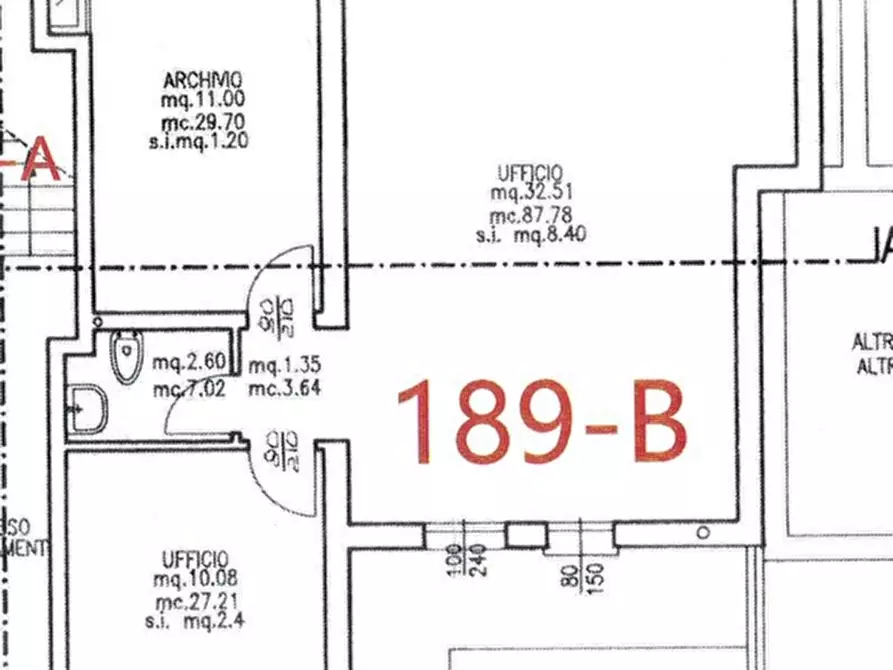 Immagine 7 di Ufficio in affitto  in Via Riviera del Brenta a Fiesso D'artico