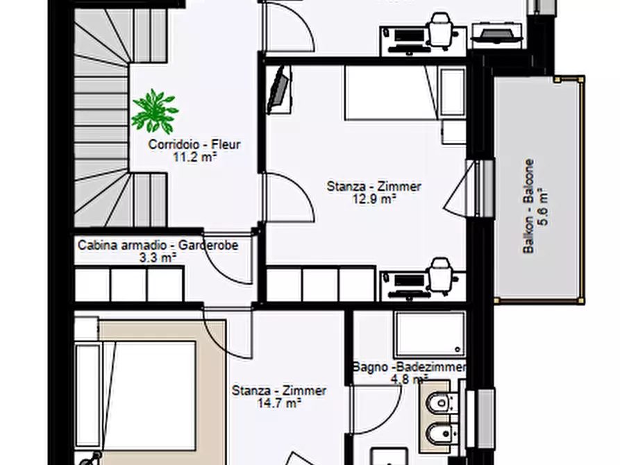 Immagine 30 di Villetta a schiera in vendita  in Via Roma a Egna .Neumarkt.