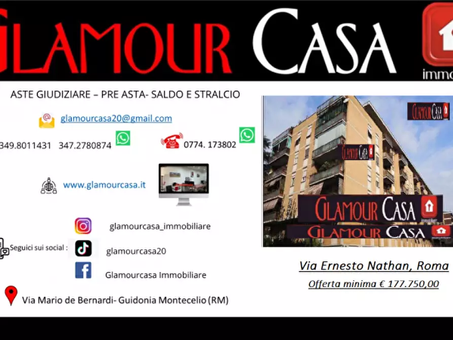Immagine 1 di Appartamento in vendita  in Via Ernesto Nathan a Roma