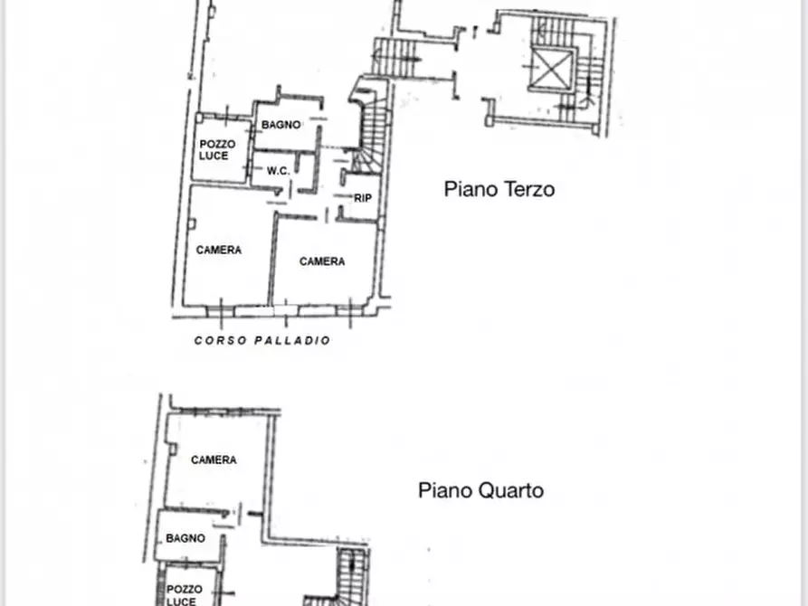 Immagine 5 di Attico in vendita  in Corso Andrea Palladio a Vicenza