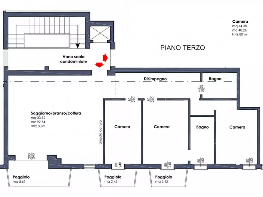 Immagine 11 di Appartamento in vendita  in VIA MENTANA a Padova