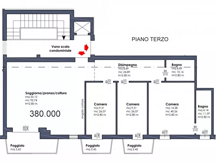 Immagine 11 di Appartamento in vendita  in VIA MENTANA a Padova