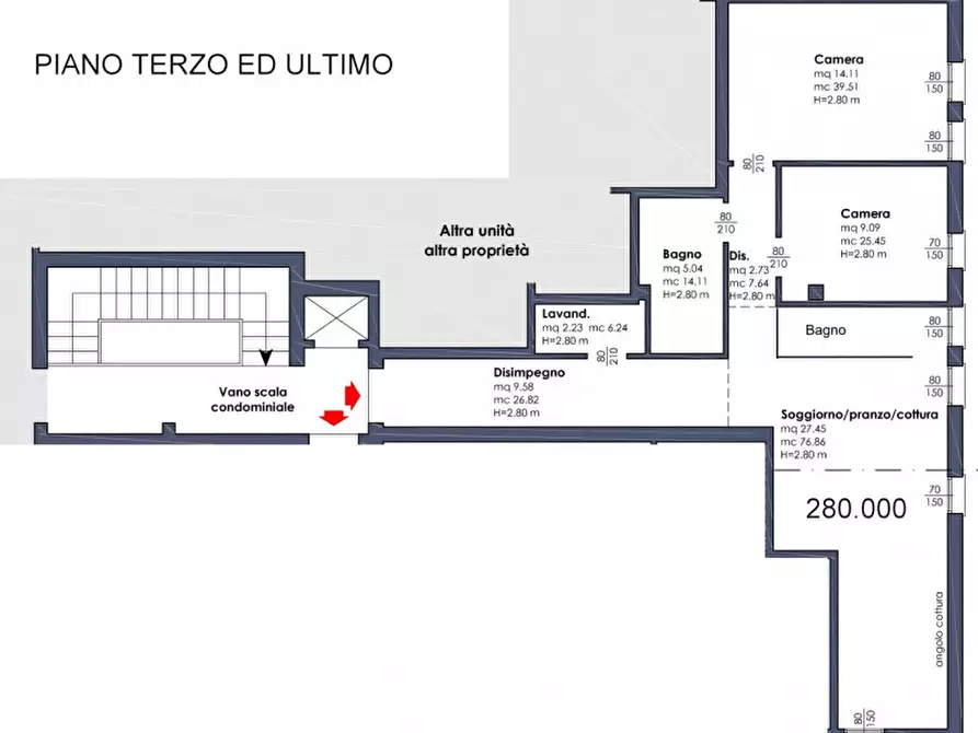 Immagine 10 di Appartamento in vendita  in VIA MENTANA a Padova