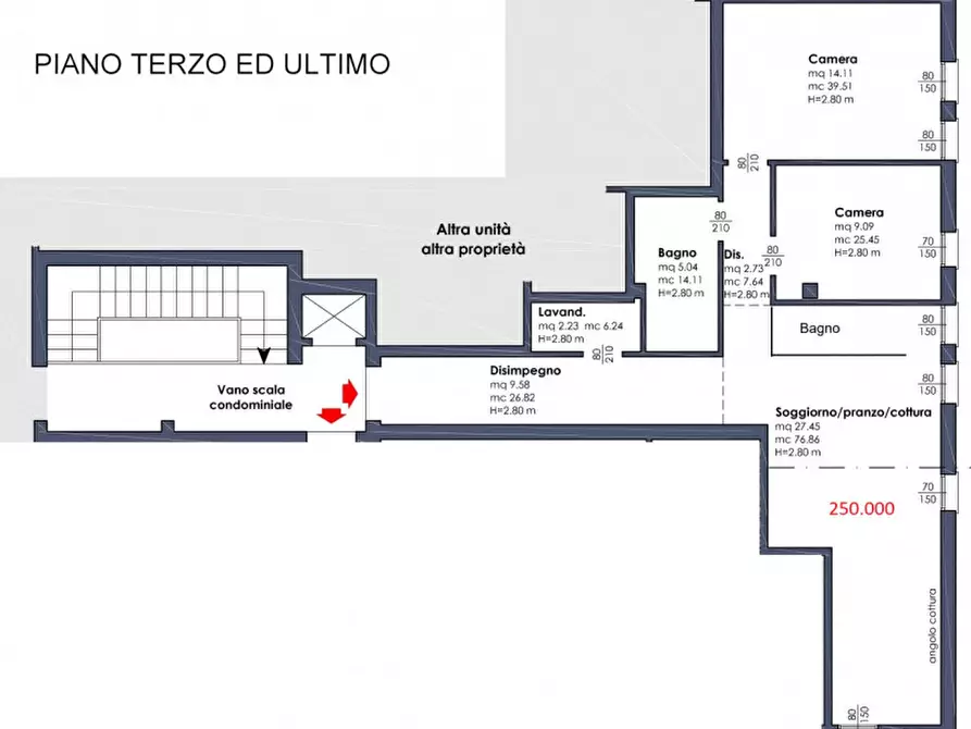 Immagine 10 di Appartamento in vendita  in VIA MENTANA a Padova
