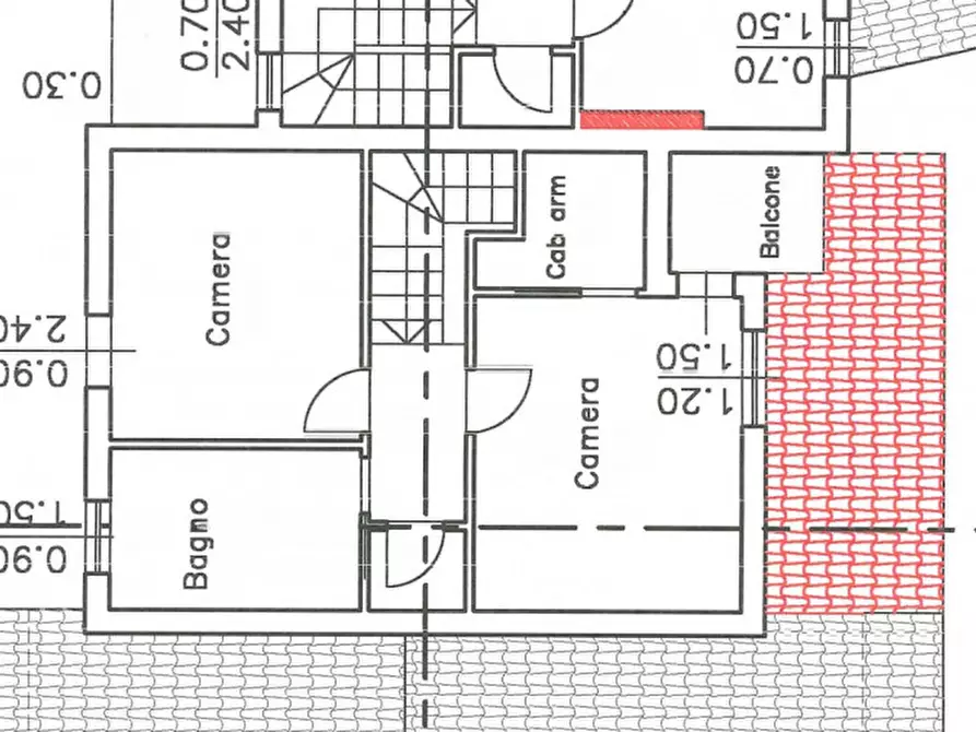 Immagine 27 di Villetta a schiera in vendita  in Via Piave a Calvagese Della Riviera