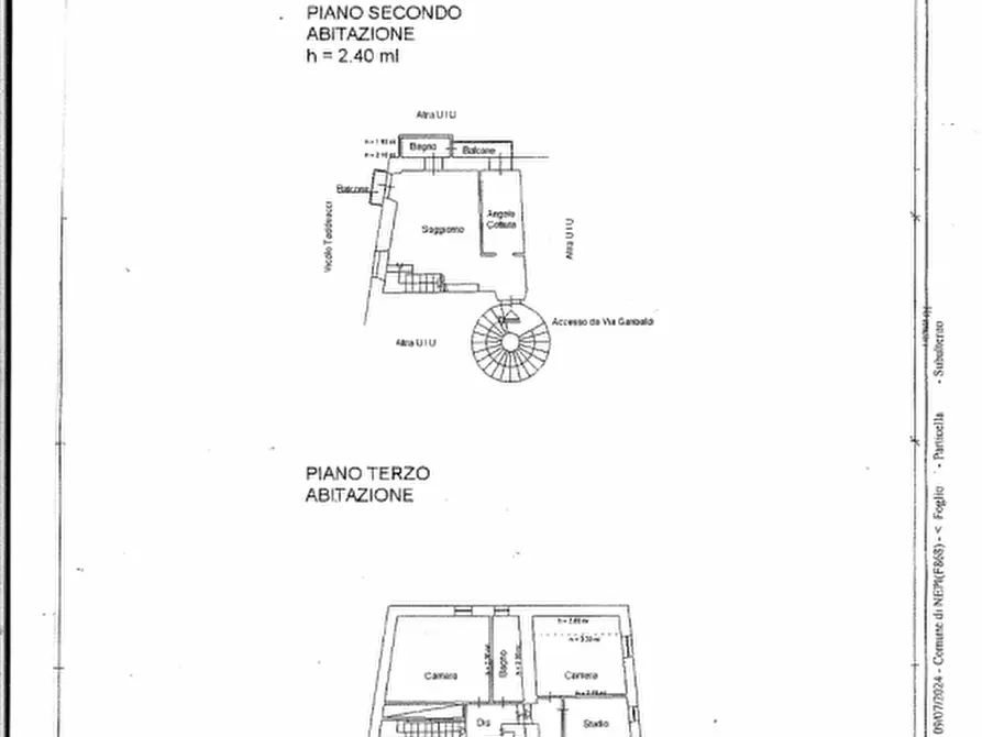 Immagine 49 di Appartamento in vendita  in Via Geribaldi 36 a Nepi
