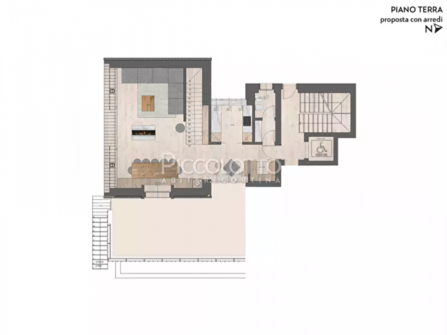 Immagine 16 di Appartamento in vendita  in Località Ronco a Cortina D'ampezzo
