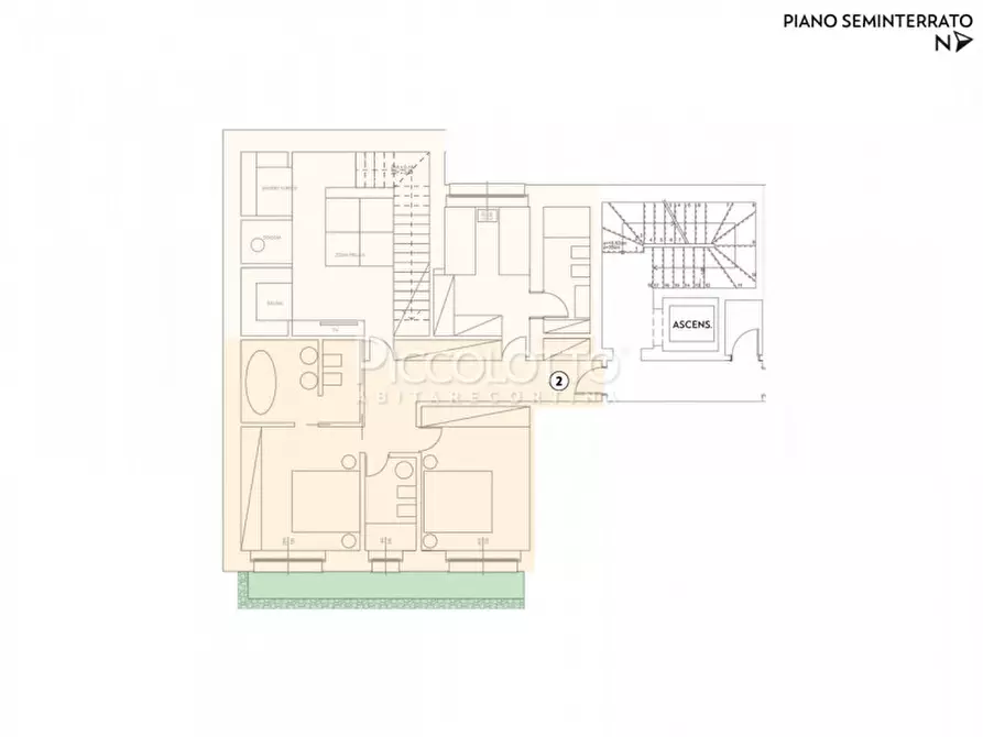Immagine 17 di Appartamento in vendita  in Località Ronco a Cortina D'ampezzo