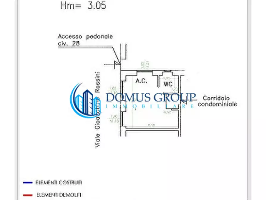 Immagine 13 di Appartamento in vendita  in Viale Gioacchino Rossini a Roma