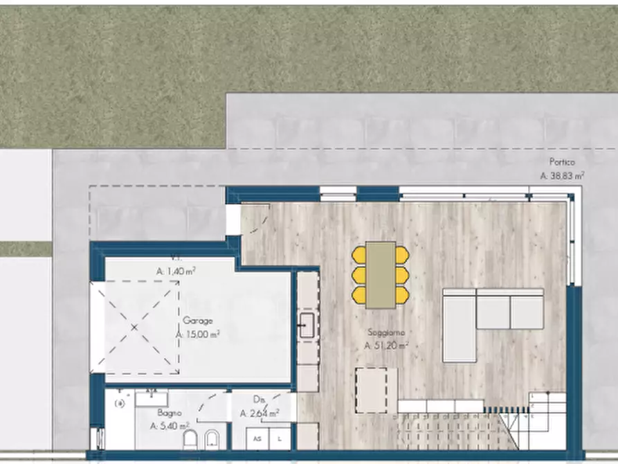 Immagine 14 di Casa bifamiliare in vendita  in Via Montale,20 a Cadoneghe