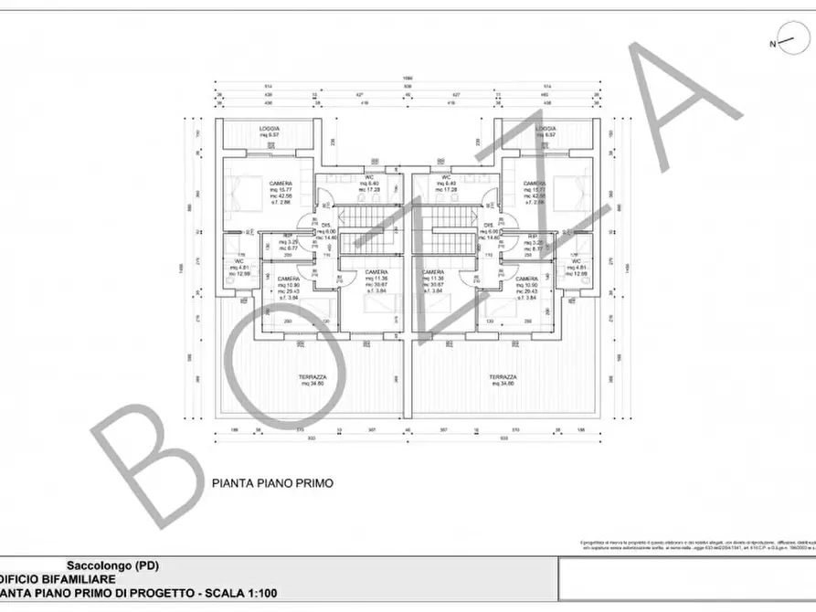 Immagine 17 di Terreno in vendita  in Via Boccalara a Saccolongo
