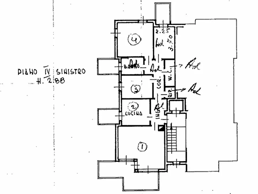 Immagine 24 di Appartamento in vendita  in Viale Grappa, 43 a Vicenza