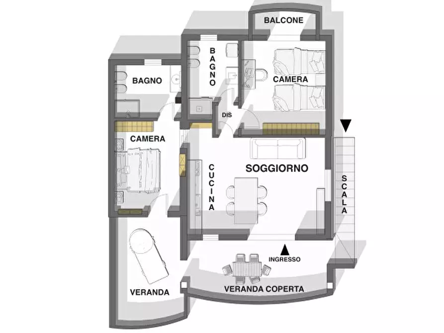 Immagine 36 di Appartamento in vendita  in Via delle brezze a Olbia