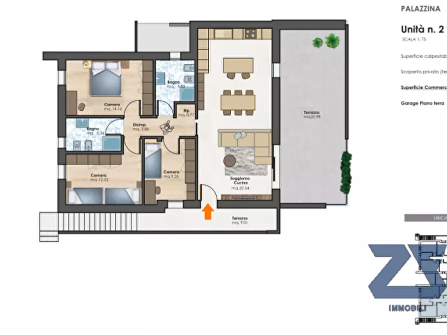 Immagine 9 di Appartamento in vendita  in via San Pio X a Castelfranco Veneto