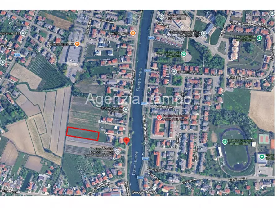 Immagine 2 di Terreno in vendita  in Via Antonio Gramsci 120 a Concordia Sagittaria