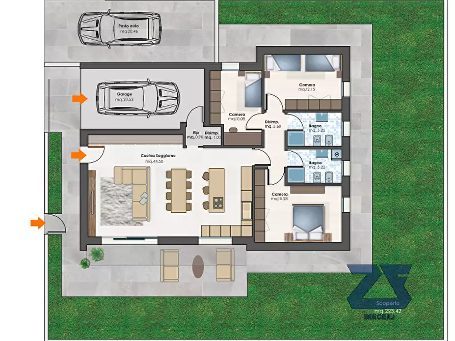 Immagine 10 di Villa in vendita  in Via San Pio X a Castelfranco Veneto