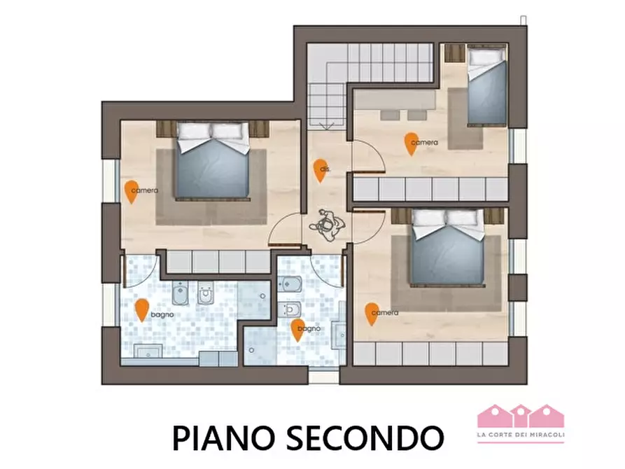 Immagine 8 di Casa bifamiliare in vendita  in VIALE TRIESTE a Vicenza