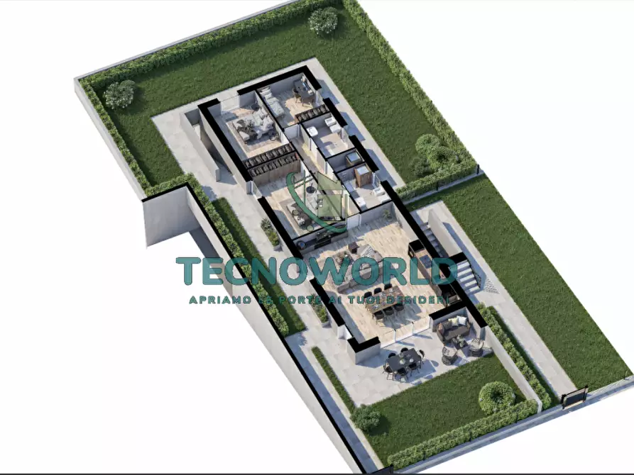 Immagine 3 di Casa bifamiliare in vendita  in Via San Francesco n.16 a Thiene