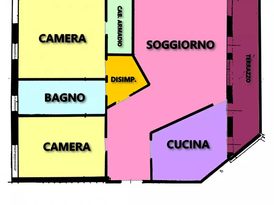 Immagine 10 di Appartamento in vendita  in Viale ortigara, 14 a Vicenza