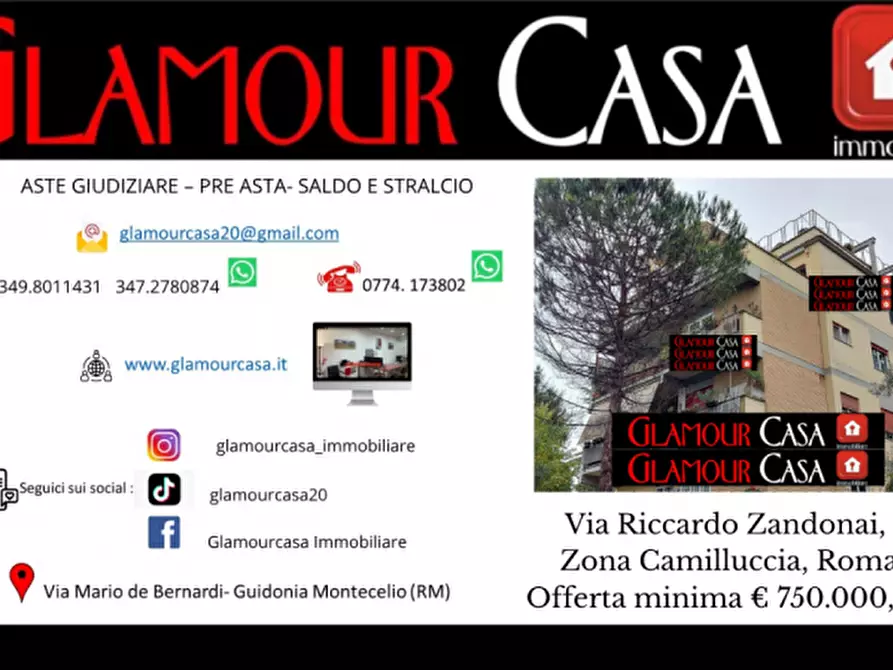 Immagine 2 di Attico in vendita  in Via Riccardo Zandonai a Roma