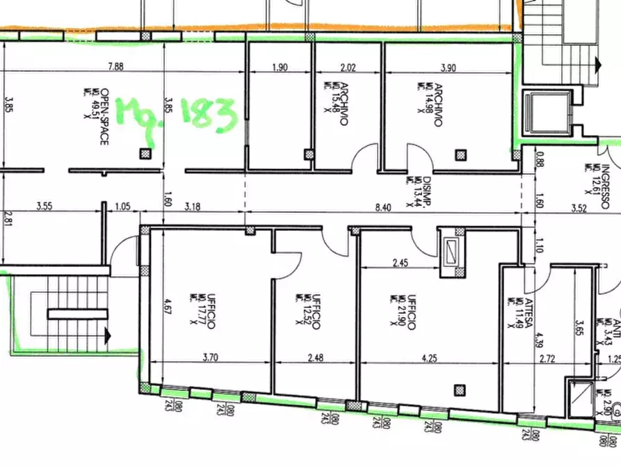 Immagine 1 di Ufficio in affitto  in via marconi a Cadoneghe
