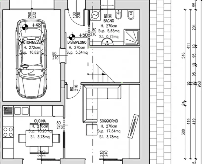 Immagine 10 di Villetta a schiera in vendita  in via molino a Silea