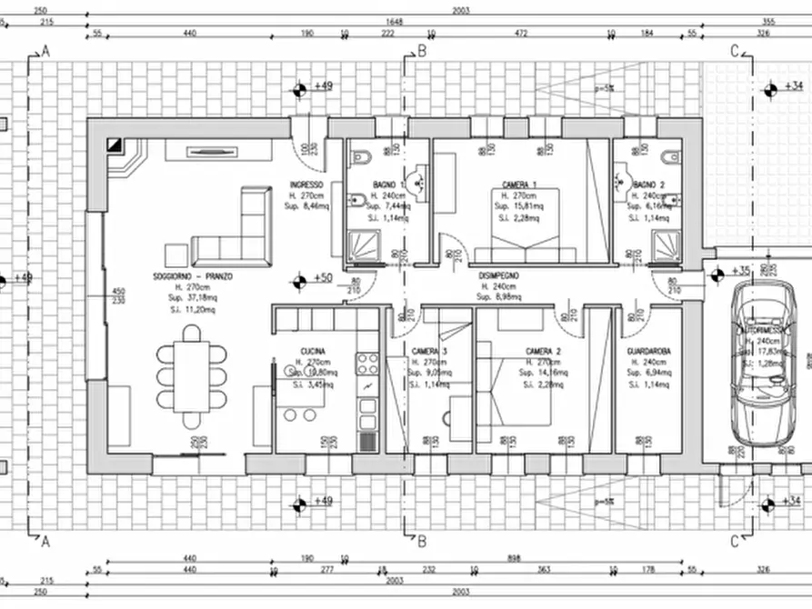 Immagine 13 di Villa in vendita  a Silea
