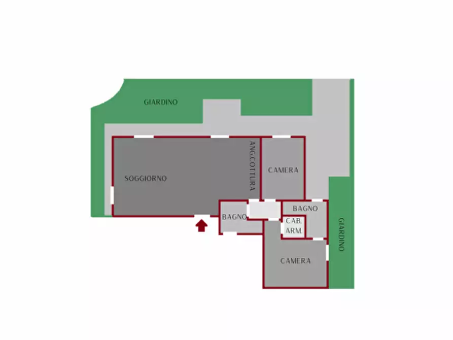 Immagine 7 di Appartamento in vendita  in via monte pelmo a Roma