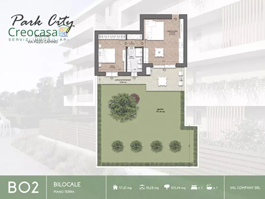 Immagine 8 di Appartamento in vendita  in Via Pizzo Camino a Dalmine