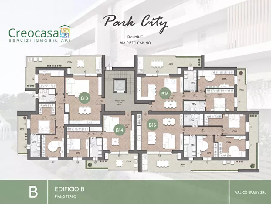 Immagine 10 di Appartamento in vendita  in Via Pizzo Camino a Dalmine