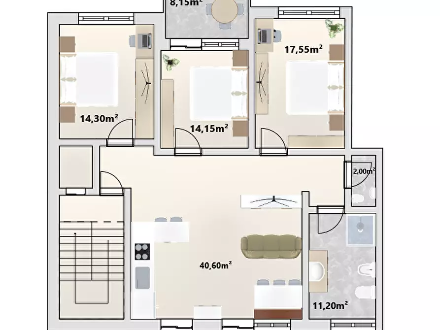 Immagine 17 di Appartamento in vendita  in Otto-Huber-Straße - Via Otto Huber a Merano .Meran.