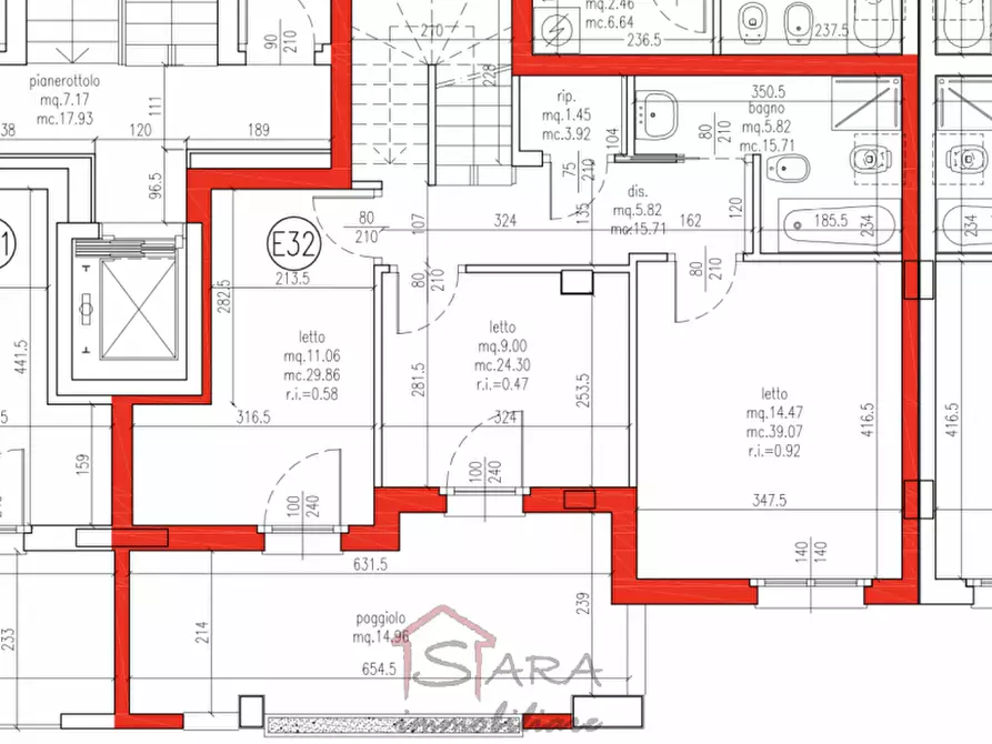 Immagine 17 di Appartamento in vendita  in Via Egidio Forcellini a Padova