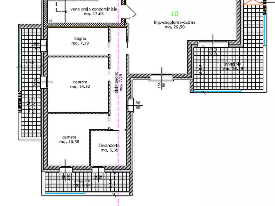 Immagine 15 di Appartamento in vendita  in Via Alcide De Gasperi a Monselice