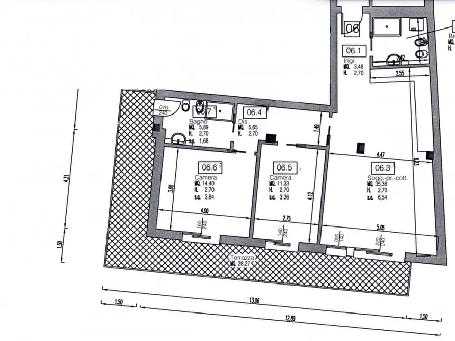 Immagine 12 di Appartamento in vendita  in Corso Milano a Padova