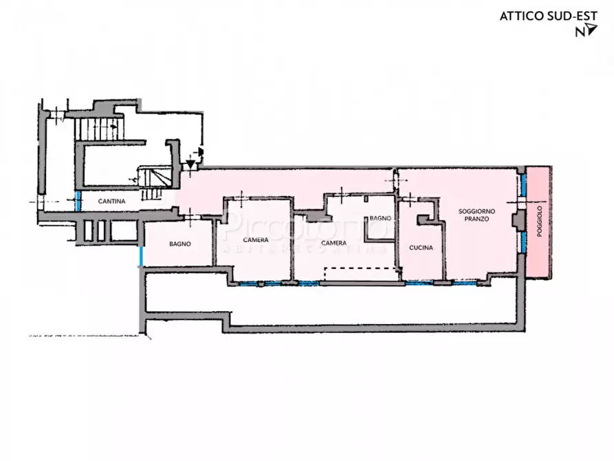 Immagine 10 di Appartamento in vendita  in Corso Italia a Cortina D'ampezzo