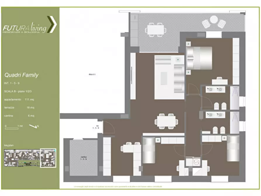 Immagine 15 di Appartamento in vendita  in Via John Cage a Bologna