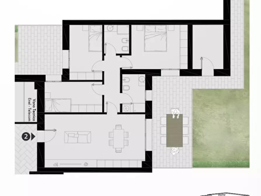 Immagine 19 di Appartamento in vendita  in VIA ZUCCHI 90 a San Lazzaro Di Savena