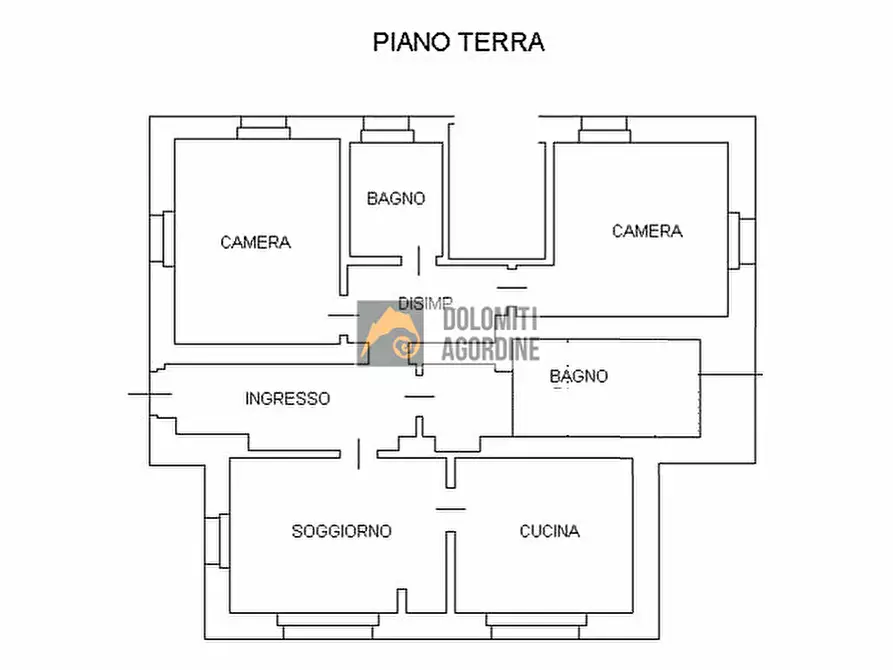 Immagine 22 di Appartamento in vendita  in Via 4 Novembre a Voltago Agordino